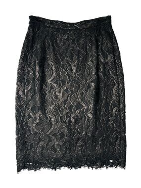 Rare Gucci Vintage Lace Evening Skirt Lined Size 44 Excellent Condition